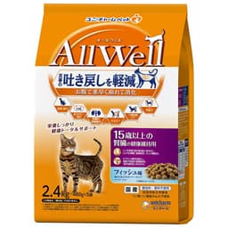 AllWell　15歳以上の腎臓の健康維持用　フィッシュ味挽き小魚とささみフリーズドライパウダー入り