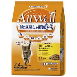 AllWell　避妊・去勢した猫の体重ケア筋肉の健康維持用　チキン味挽き小魚とささみフリーズドライパウダー入り