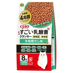 チャオ　すごい乳酸菌　すごい乳酸菌クランキー　本格鰹だし味