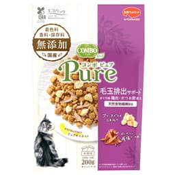 コンボ　ピュア　キャット　毛玉排出サポート　まぐろ味・鶏肉・かつお節添え