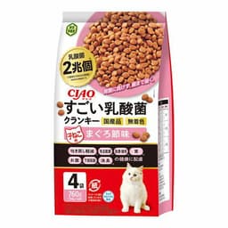 チャオ　すごい乳酸菌　クランキー　子ねこ用　まぐろ節味