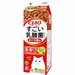 チャオ　すごい乳酸菌　クランキー牛乳パック　まぐろ節味